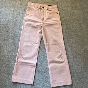 Rag & Bone light pink - cropped wide leg jeans - 27